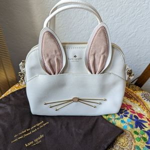 Rare Make Magic white rabbit Kate spade Crossbody bag